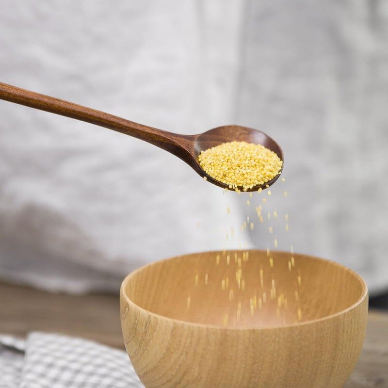 Long Handle Wooden Spoons 4pcs Set Japanese Style Cooking and Serving Utensils - Image 5