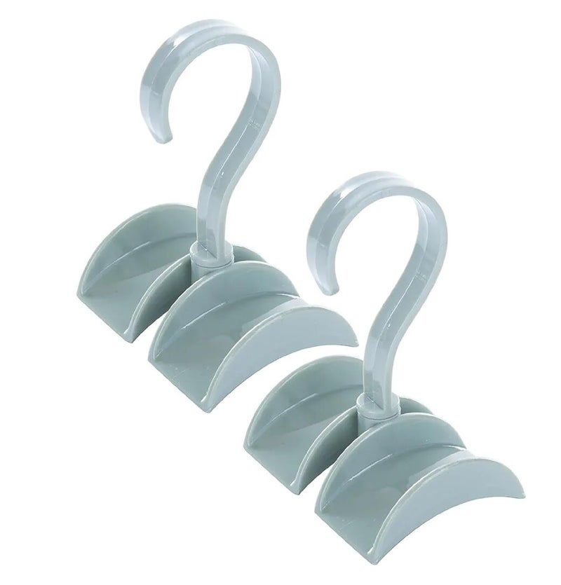 AUGEN AUGEN Purse Hanger Rotating Hook Bag Rack Holder Handbag Hanger Organizer Storage for Storing and Organizing Purses Backpacks Satchels Crossovers Handbags Tote Green Pack of 2  - Image 1