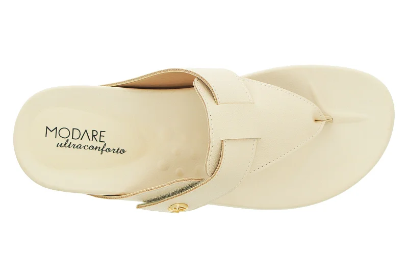 Modare Cream Modare Women’s Flat Summer Footwear – Lightweight Slip-On Comfort with Stylish Casual Design for Women | Best Price UAE