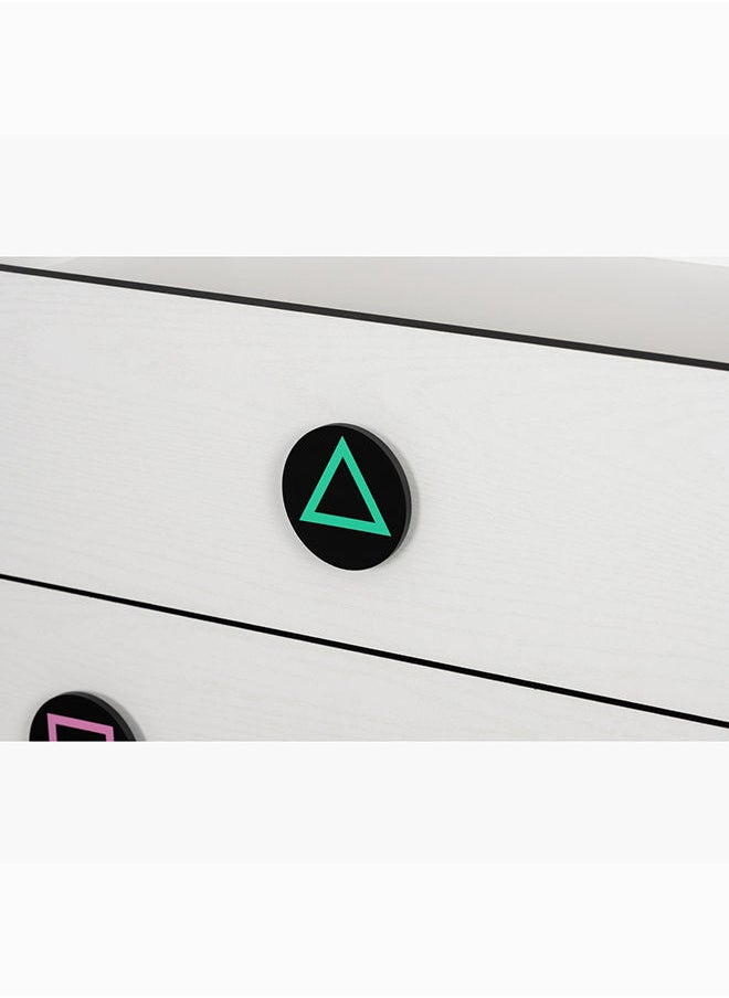 Home Box Gamerz 3-Drawer Dresser | Black/White 80 x 80 x 40 cm  - Image 5