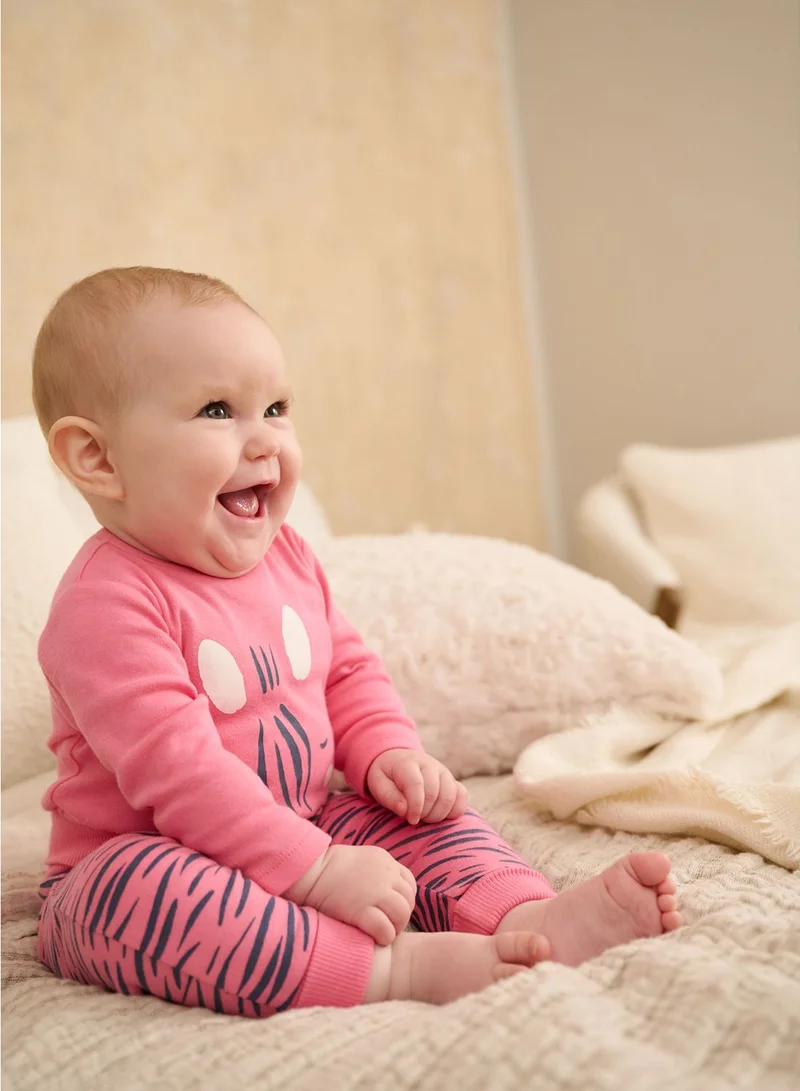 mothercare Infant Printed Bodysuit & Sweatpants Set