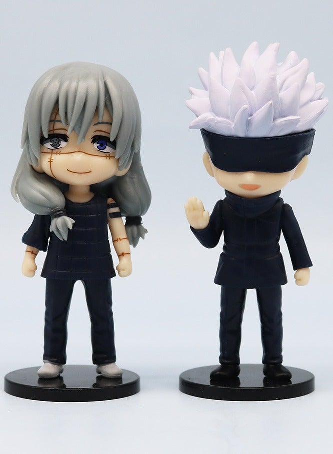 مجموعة من 7 قطع من شخصيات أنمي جوجوتسو كايسن، زينة شخصيات أنمي، زينة قابلة للتحصيل مناسبة لأعياد الميلاد وحفلات الأعياد - Image 5