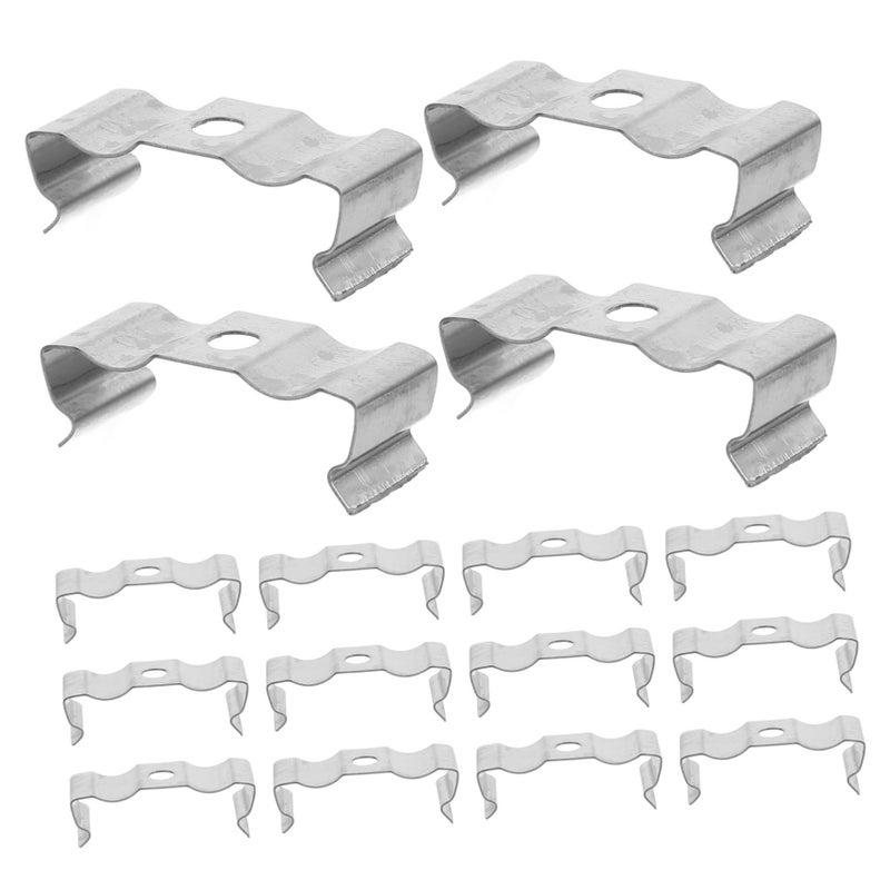 50pcs Manganese Steel Mounting Clips For Fluorescent Tube And LED Lamp Installation - Image 2