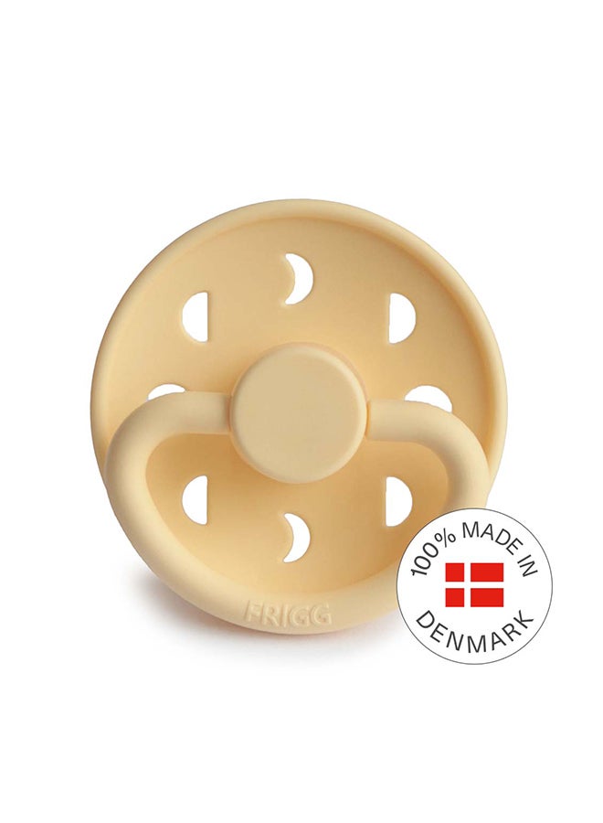 FRIGG Moon Phase Silicone Baby Pacifier 0-6M 1-Pack Pale Daffodil - Size 1 - Image 3