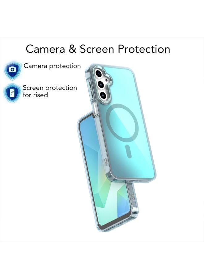 اس-توب جراب لهاتف Samsung Galaxy A25 5G مطلي بألوان متدرجة مع حامل MagSafe - Image 5