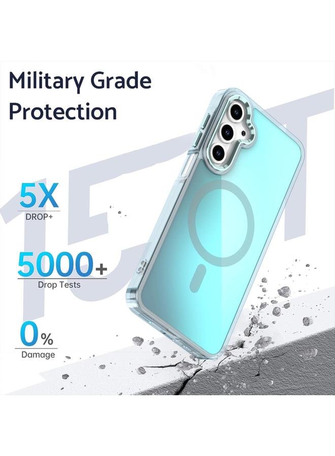 اس-توب جراب لهاتف Samsung Galaxy A25 5G مطلي بألوان متدرجة مع حامل MagSafe - Image 2