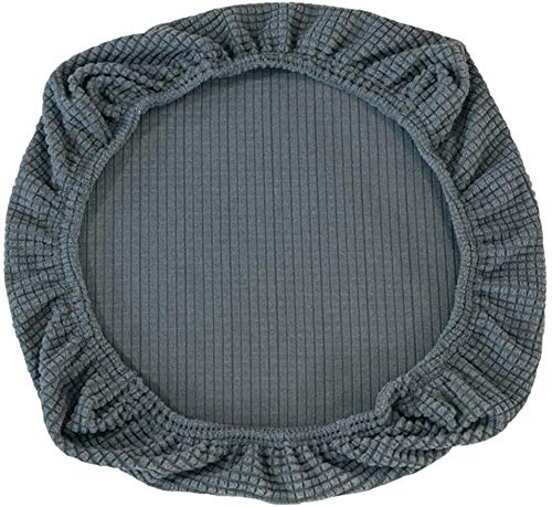 Yikko Dining Room Chair Cover Elastic Stretch Chair Slipcovers Super Fit Antidust Desk Seat Cover Spandex Removable Washable Kitchen Chair Protective Cover Applicable Seat Size 1520 Inches Grey