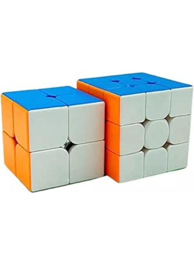 مجموعة مكعبات سحرية احترافية من RW Cubos Moyu بدون لاصق 2x2 و3x3