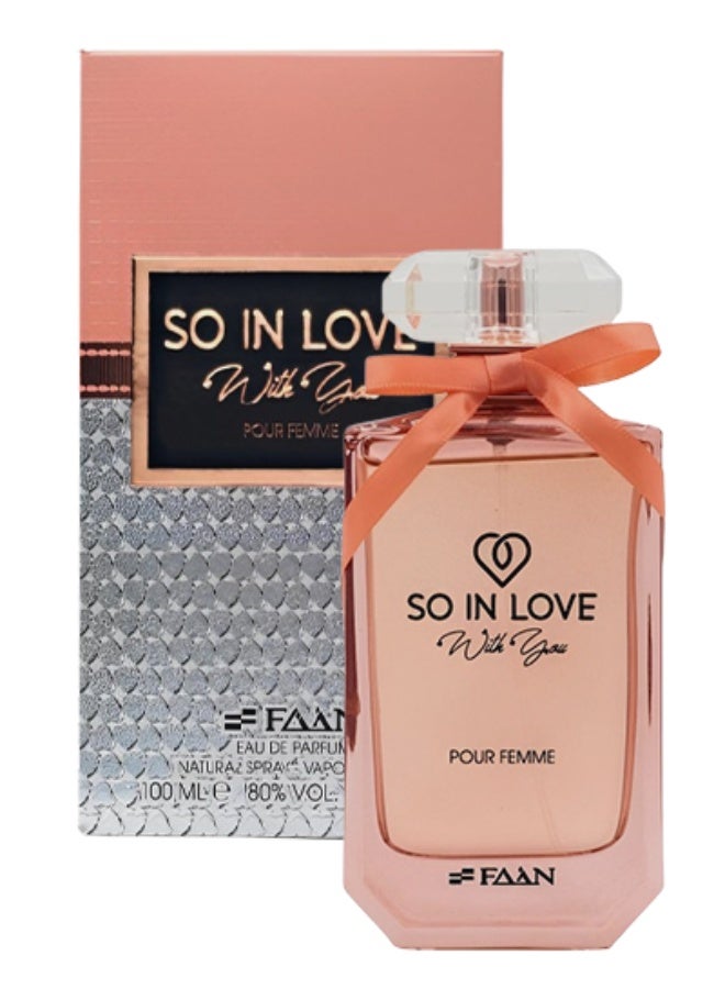 Faan 4 Pieces So In Love Perfume For Women 100ml EDP - Image 2