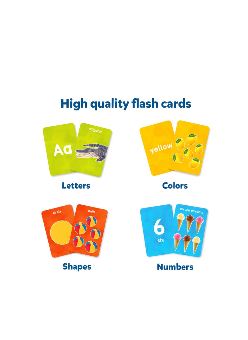 Skillmatics - Letters, Numbers, Shapes & Colors - Thick Flash Cards for Toddlers, Montessori Toys, Preschool Learning Activities, Learning Aids, Gifts for Kids Ages 1, 2, 3, 4 Years - Image 1
