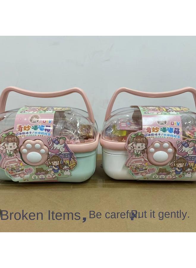 Bluejw Lac Diy Cream Glue Small Disc Sticker Suit Girl Children's Toy Goo-ka Plate Full Set Of Hand Account Kit - Image 4