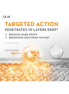 Olay Vitamin C Kit For 2X Glow | Vitamin C Serum With Free Cleanser L Even Glow And Smooth Texture | With Niacinamide L Normal, Oily, Dry & Combination Skin L Parabens & Sulphate Free | Pack Of 2  - Image 4