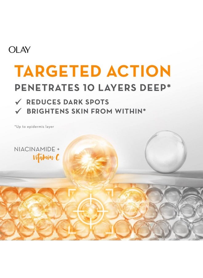 Olay Vitamin C Kit For 2X Glow | Vitamin C Serum With Free Cleanser L Even Glow And Smooth Texture | With Niacinamide L Normal, Oily, Dry & Combination Skin L Parabens & Sulphate Free | Pack Of 2  - Image 4