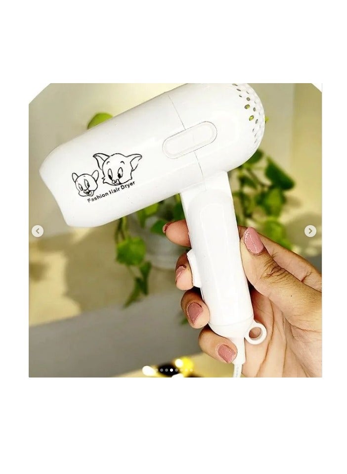 Mini white hair dryer for children - Image 2