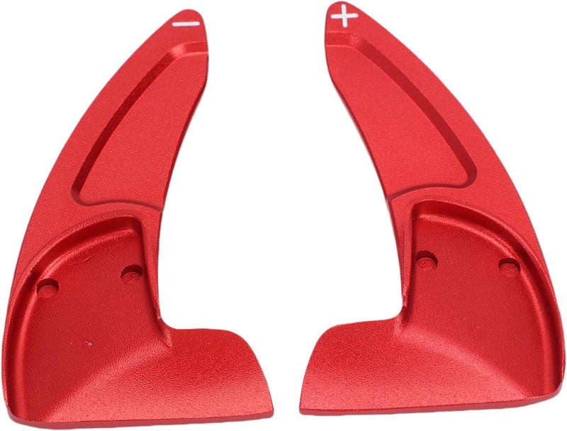 2PCS Steering Wheel Paddle Shifter Extension, Aluminum Alloy Shift Paddle Cover, Enhanced Gear Shifting Extension with Protection, Ideal for 2014-2021 Vehicles (Red) - Image 5