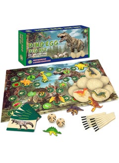 Children's Archaeological Excavation Dinosaur Egg Toy Dinosaur Fossil Boys And Girls Diy Handmade Blind Box Earth Digging Treasure Collection-Color:Archaeological Dinosaur Eggs 12 PCs/box