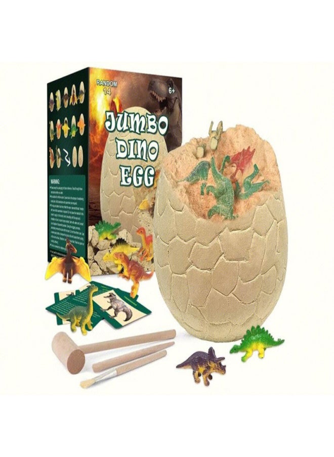 null - Children's Archaeological Excavation Dinosaur Egg Toy Dinosaur Fossil Boys And Girls Diy Handmade Blind Box Earth Digging Treasure Collection-Color:Archaeological Dinosaur Eggs 12 PCs/box - Image 1