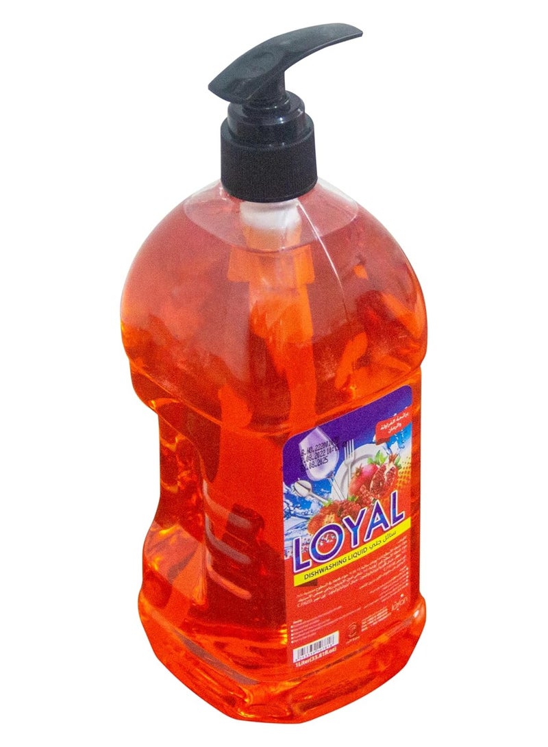 لويال سائل غسيل الأطباق من لويال برائحة الفراولة والرمان - 2 لتر - Image 2