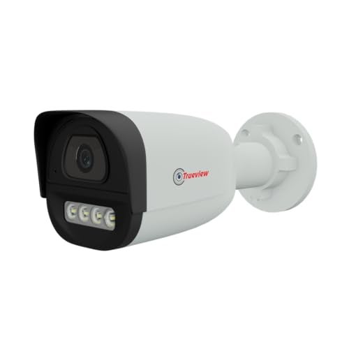 Trueview 2MP Dual Light HD Bullet Wired CCTV Camera with Built-in Mic | Works with DVR (TVI/AHD/CVI/CVBS) | All Time Color Vision, 3.6mm Lens, 20M IR, 15M White LED | H.265 | IP66 Waterproof - Image 1