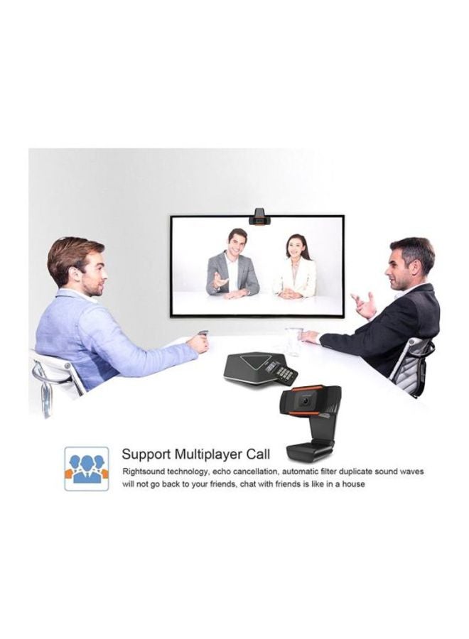 DUSALA K20 4K Webcam With Microphone Black - Image 3