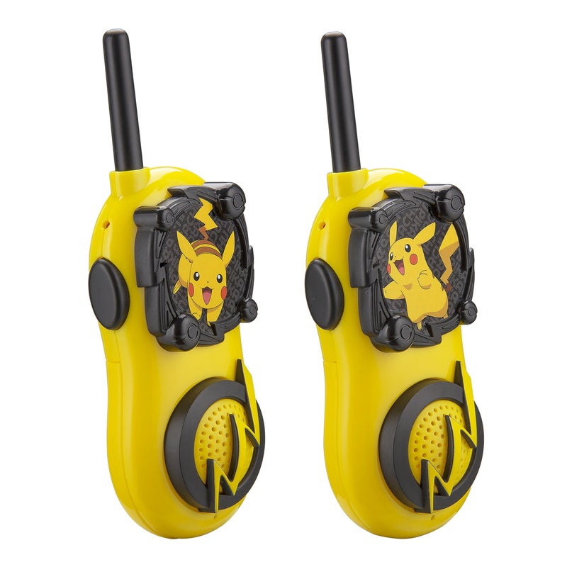 eKids Pokemon Walkie Talkies Pikachu Toys FRS Walkie Talkies for Kids Long Range Static Free Easy to Use For Indoor and Outdoor Games - Image 5