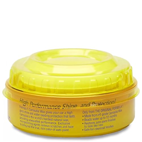 Formula 1 Carnauba Car Wax Paste - High-Gloss Shine - Polish for Car Detailing to Shine & Protect – Remove Haze and Paint Swirls w/ Micropolishing Agents – Car Cleaning Supplies (12 oz) - Image 2