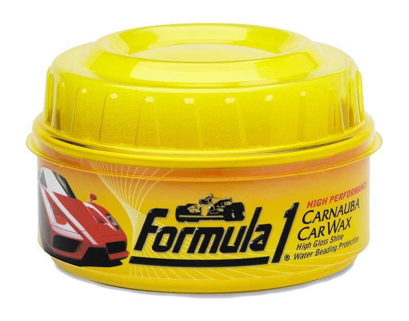 Formula 1 Carnauba Car Wax Paste - High-Gloss Shine - Polish for Car Detailing to Shine & Protect – Remove Haze and Paint Swirls w/ Micropolishing Agents – Car Cleaning Supplies (12 oz) - Image 1
