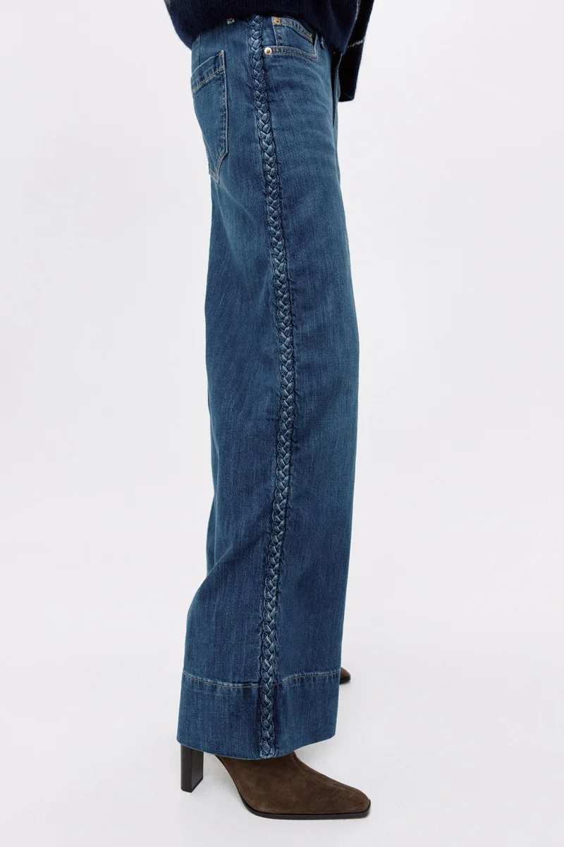 H&M Wide High Jeans