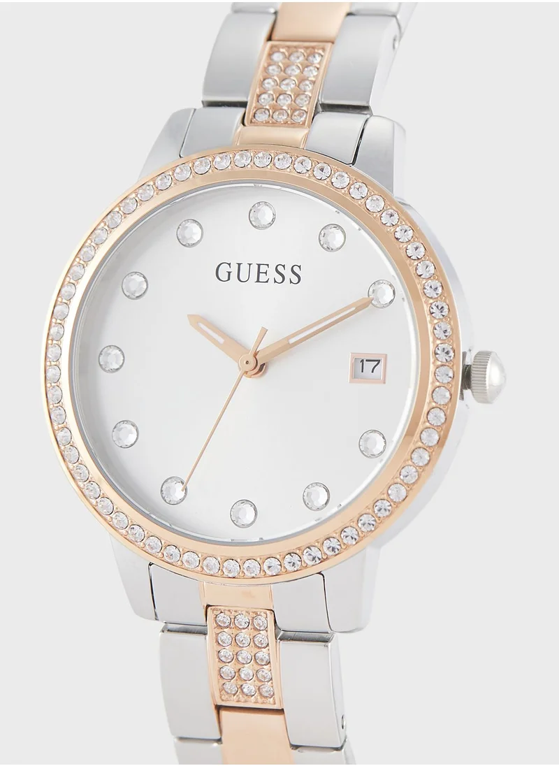 GUESS Heartless Steel Strap Analog Watch