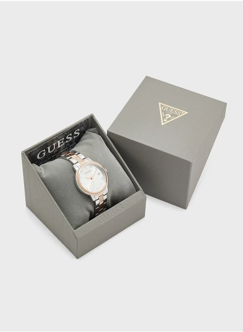 GUESS Heartless Steel Strap Analog Watch