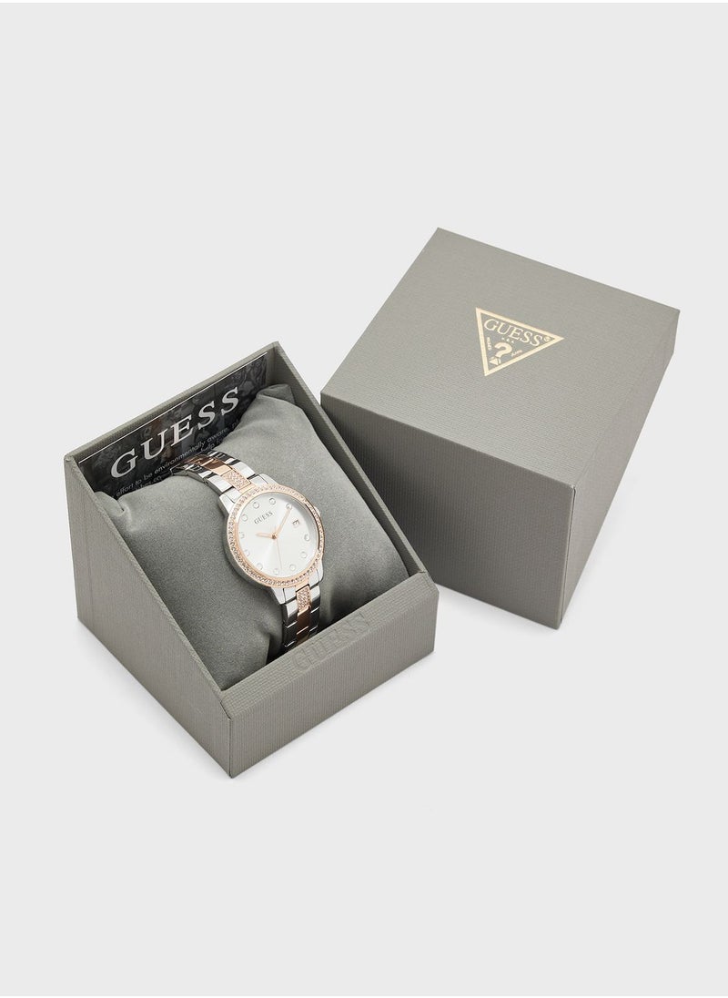 GUESS Heartless Steel Strap Analog Watch  - Image 5