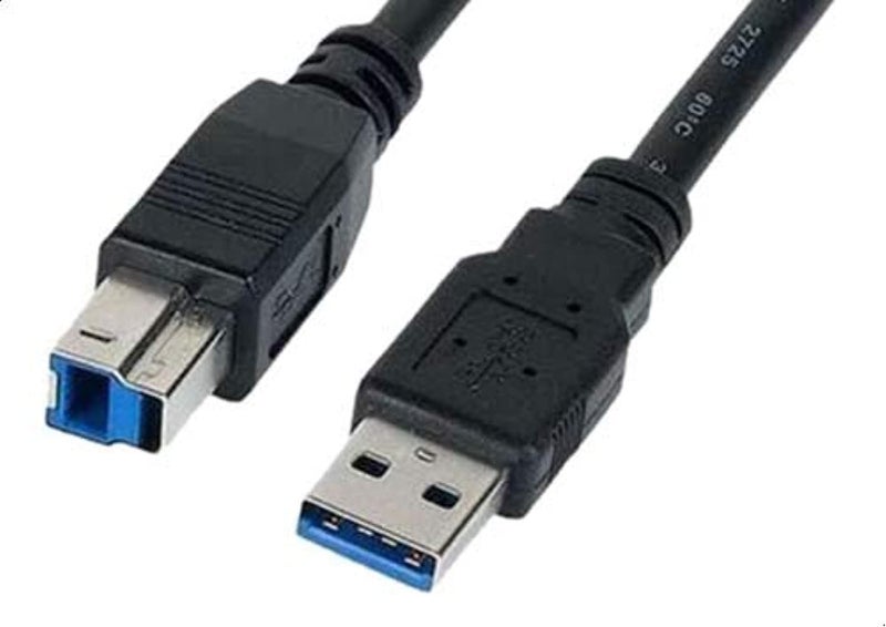 Keendex 2369 usb 3.0 printer cable, 80 cm - black