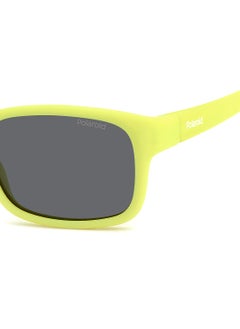 Polaroid Kids Unisex Polarized Rectangular Sunglasses - Pld K008/S Green Millimeter - Lens Size: 44 Mm  - Image 5