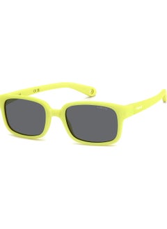 Polaroid Kids Unisex Polarized Rectangular Sunglasses - Pld K008/S Green Millimeter - Lens Size: 44 Mm  - Image 1