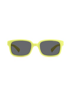 Polaroid Kids Unisex Polarized Rectangular Sunglasses - Pld K008/S Green Millimeter - Lens Size: 44 Mm  - Image 3