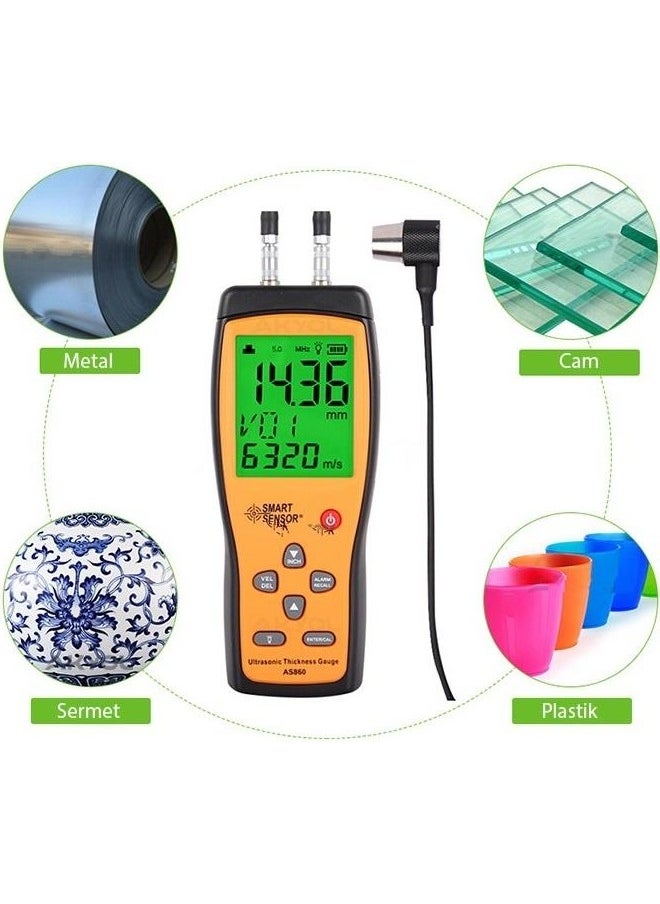 SMART SENSOR - As 860 Ultrasonic Thickness Gauge - Image 1