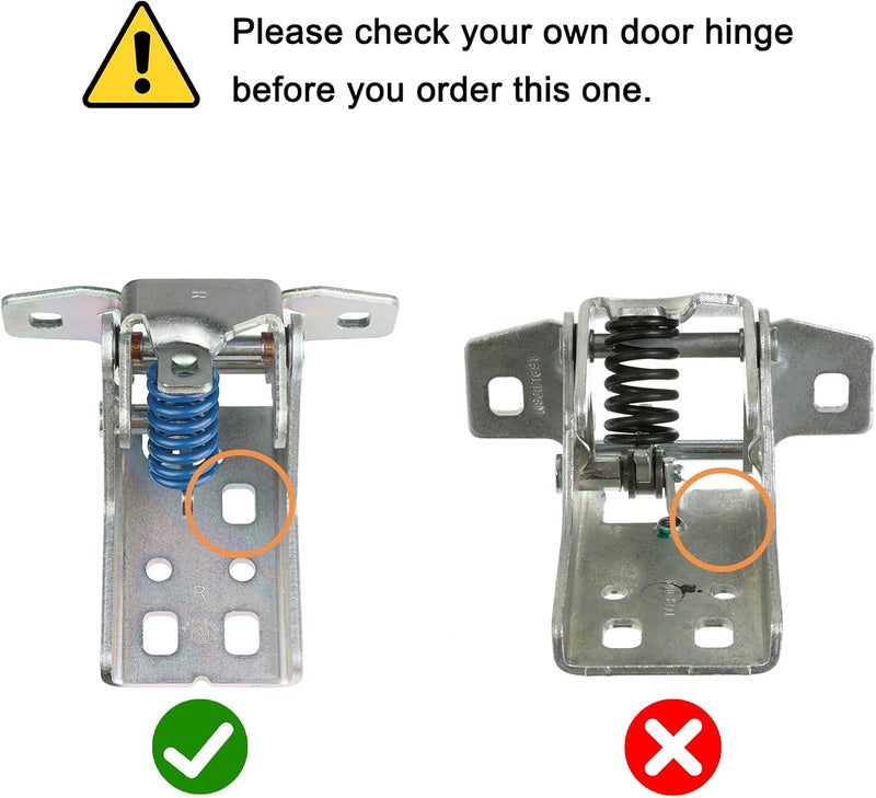 APPERFiT Upper Door Hinge for Front Door Right Passenger Side Compatible with Dodge Ram 1500 2500 3500 4500 5500 Dakota Truck Door Parts 2002-2011 Replaces 55275630AB - Image 5