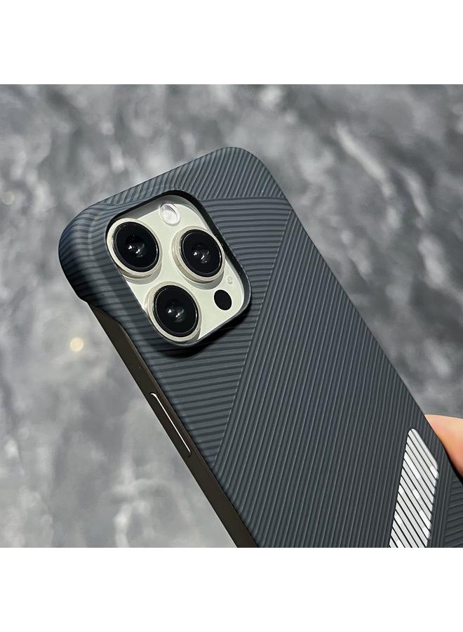 اس-توب جراب هاتف iPhone 14 مصنوع من ألياف الكربون بدون إطار ومبرد - Image 3