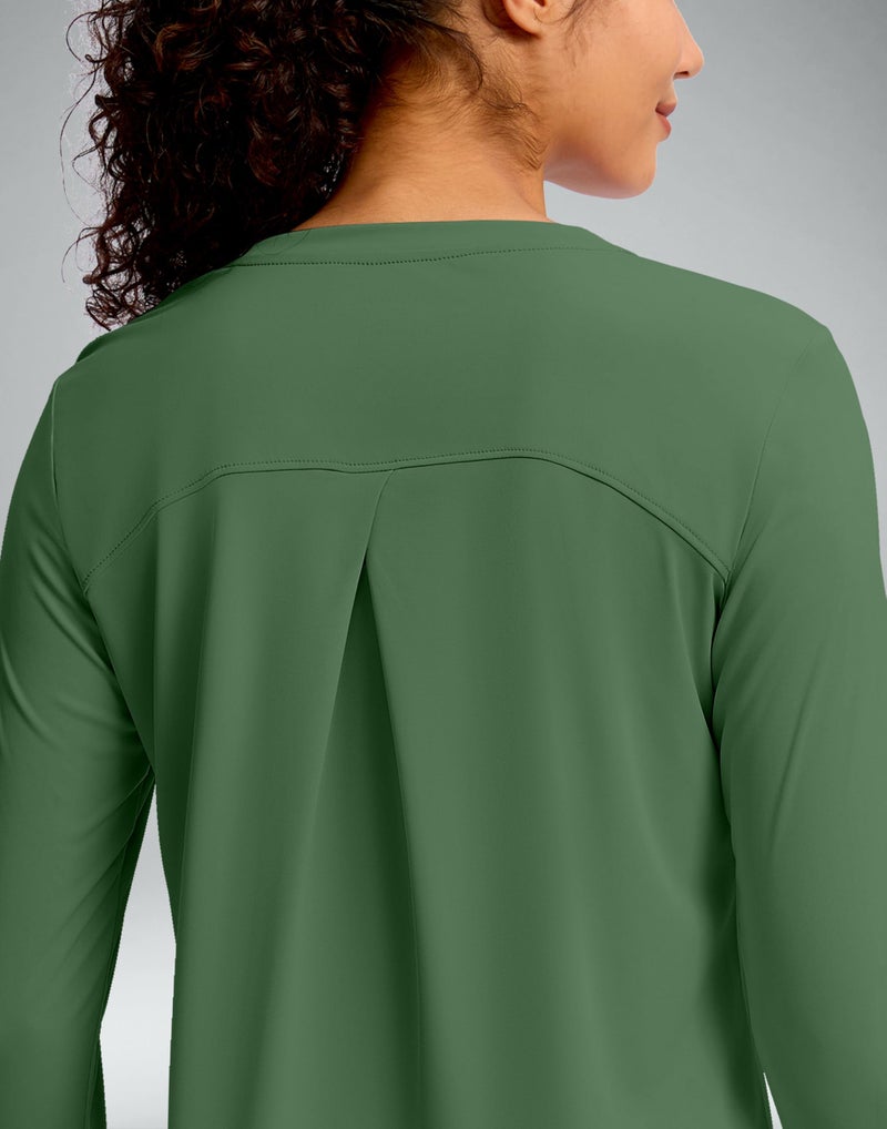 Soothfeel Women's UPF 50+ Sun Shirts Long Sleeve SPF UV Protection Rash Guard Lightweight Quick Dry Hiking Workout Tops greenL - Image 3