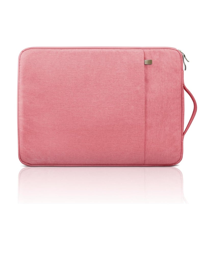 Laptop Sleeve Soft Zipper Pouch 12\12.5-inch Laptop Bag Replacement for Air Pro Ultrabook Laptop Pink  - Image 1