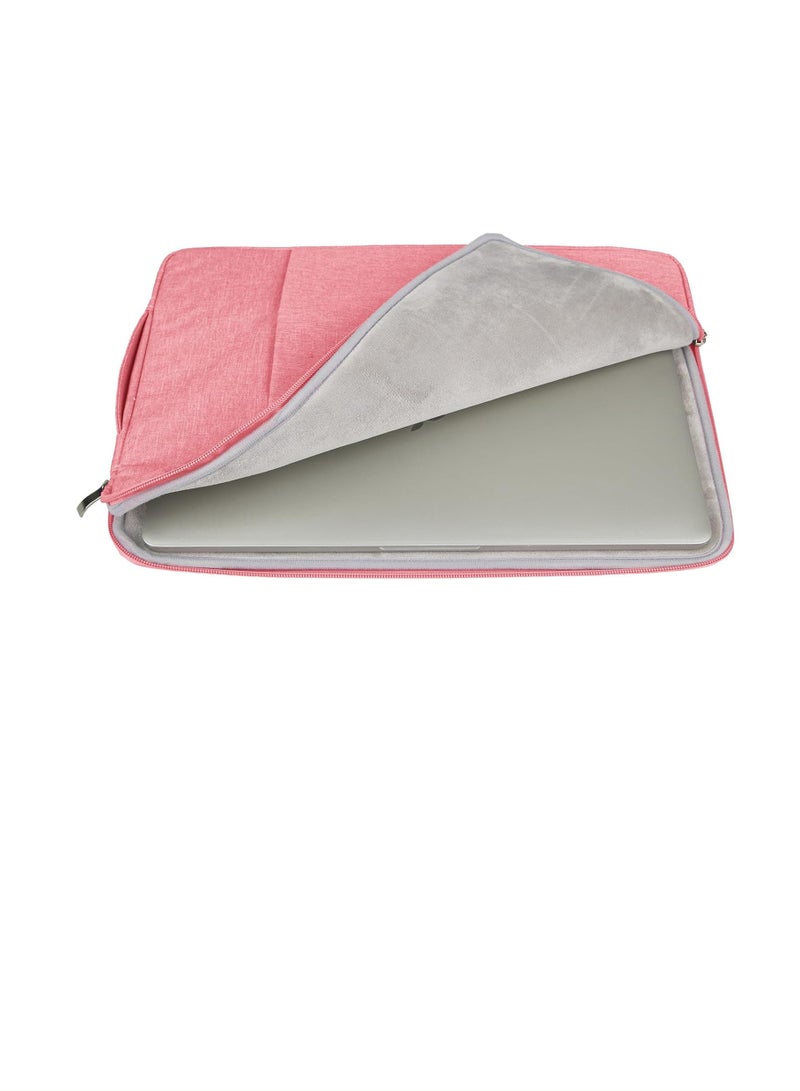 Laptop Sleeve Soft Zipper Pouch 12\12.5-inch Laptop Bag Replacement for Air Pro Ultrabook Laptop Pink  - Image 3