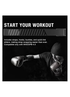 SPECTON Nylon Bicep Band for Whoop 4.0 | Whoop 3.0, Breathable Nylon for Bicep, Including Black U shape Connector  - Image 3