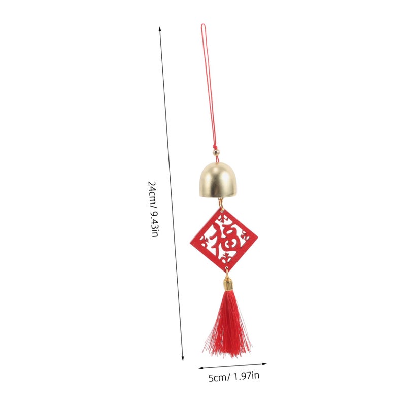 5 Pcs Outdoor Wind Chimes with Blessing Plaques for Garden Patio Balcony Decor Feng Shui Ornaments - Image 3