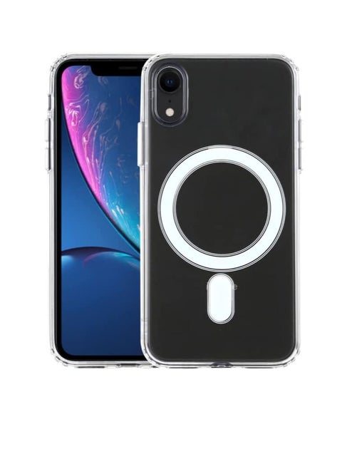 Ten tech Magnetic Case For iPhone XR Compatible With MagSafe Wireless Charging Shockproof Anti-Scratch Clear Back – ten tech)