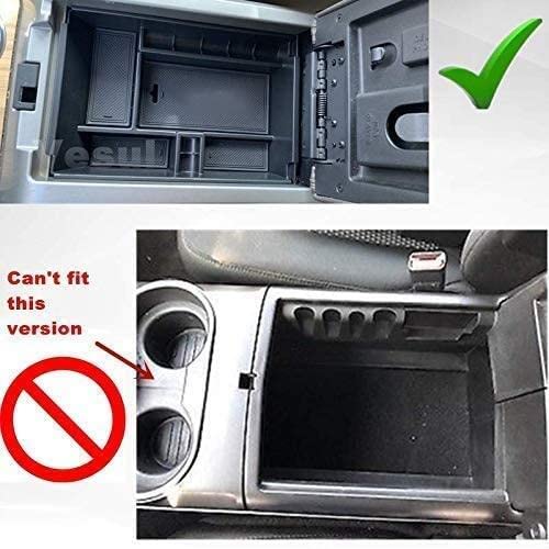 VESUL Center Console Armrest Storage Box Compatible with Ford F-150 F150 2011 2012 2013 2014 ABS Tray Insert Organizer Glove Pallet - Image 2