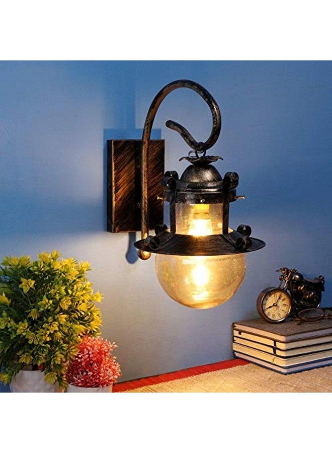 ELIANTE Aluminium Wall Light Golden Antique Design Wall Light for Dining, Bedroom,Living Room,Restaurants,Coffee Shop, Balcony, Home & Office Decor (Bulb Not Included) | by Jainsons Lights - Image 1