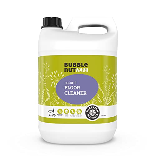 BubbleNut Wash Floor Cleaner- Natural & Organic Liquid Disinfectant, Baby safe, Pet friendly, Insect Repellent, Herbal, pH neutral (5 Lits) - Image 1