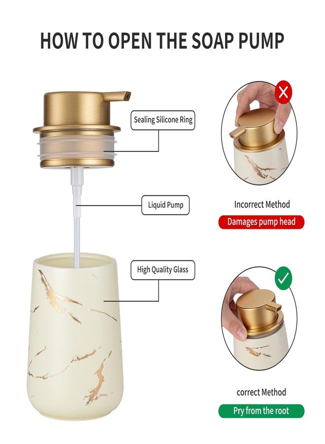 Enra soap Dispenser (Glod Liquid Type-Beige) - Image 3