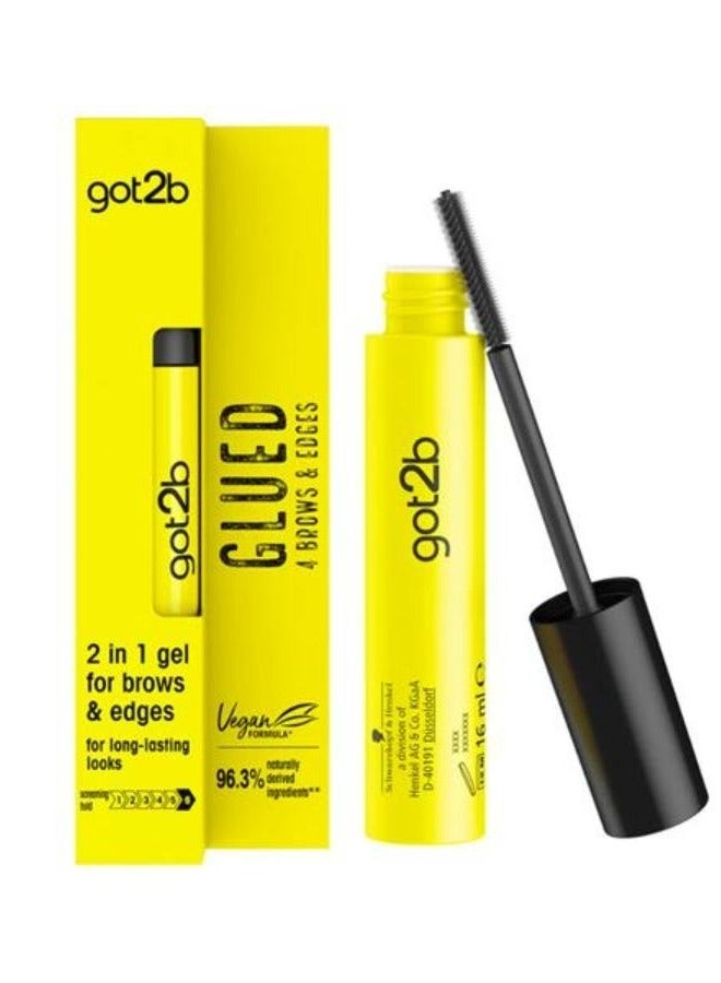 Got2b Glued For Brows And Edges 2 in 1 Wand Eyebrow Gel 16 ml - Image 1