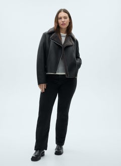 MANGO Shearling-Effect Lining Jacket  - Image 5